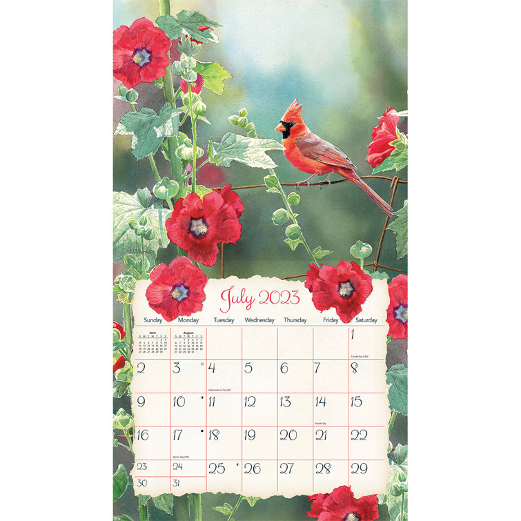 Lang Songbirds 2023 Lang Wall Calendar Wayfair Canada